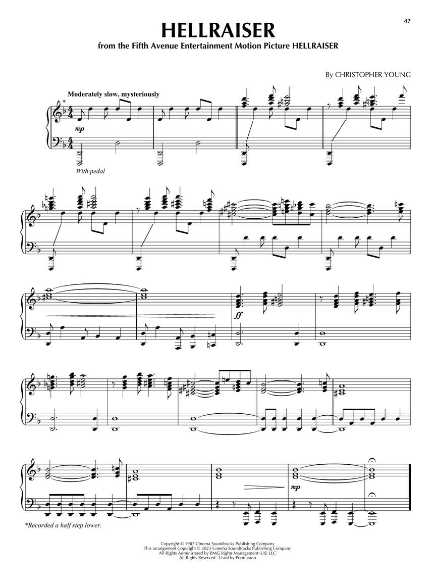 Horror Music 34 Themes from Movies and TV