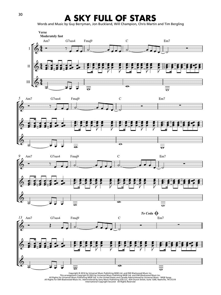 First Popular Songs 15 Songs Arranged for Three or More Guitarists