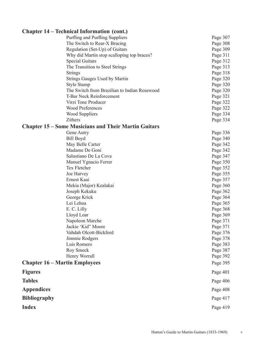 Hutton's Guide to Martin Guitars: 1833-1969