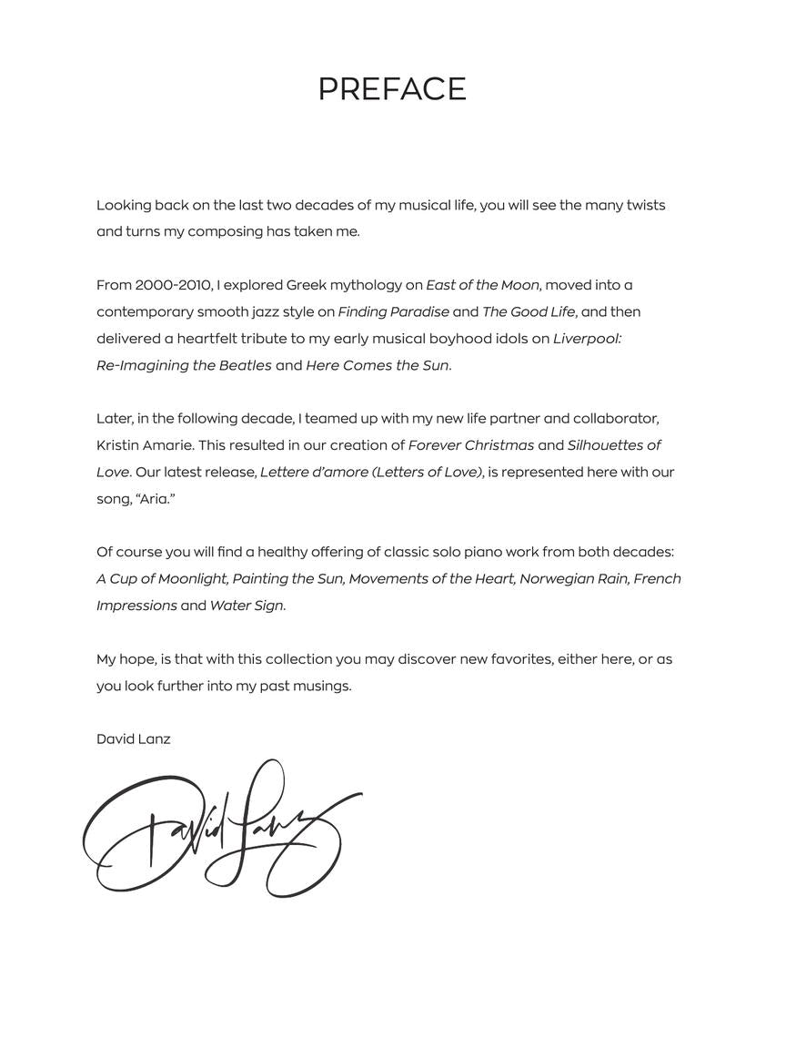 Lanz Piano Sheet Music Collection 2000-2022