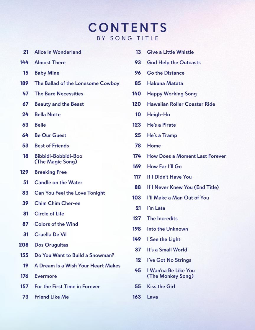 Disney 100 Songs
