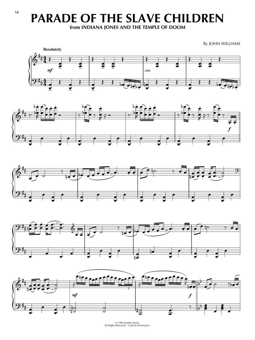 Willams Indiana Jones Piano Solo Collection
