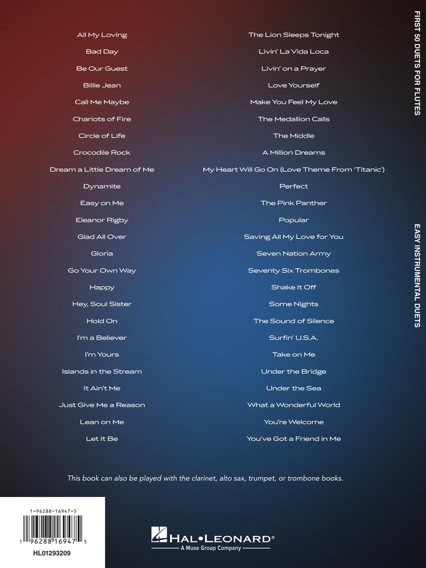 First 50 Duets for Two Flutes