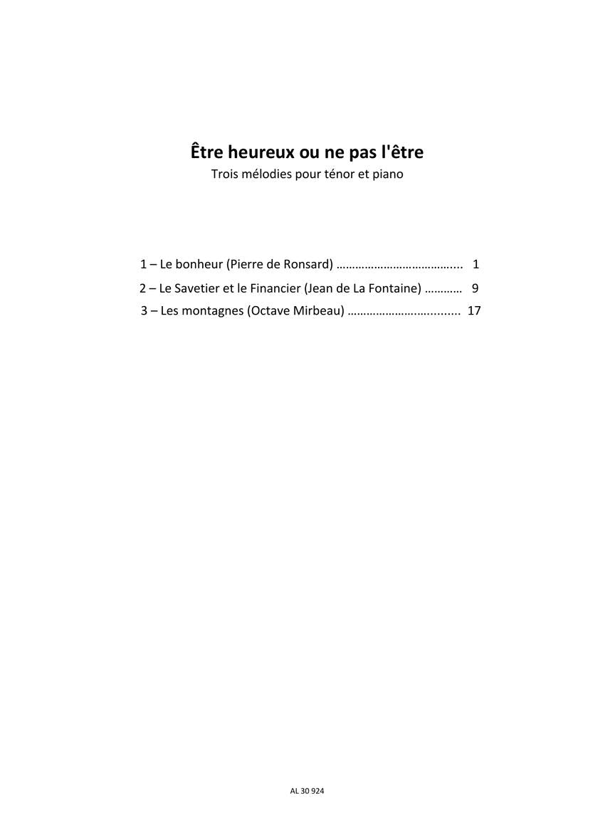 Aboulker Être heureux ou ne pas l'être