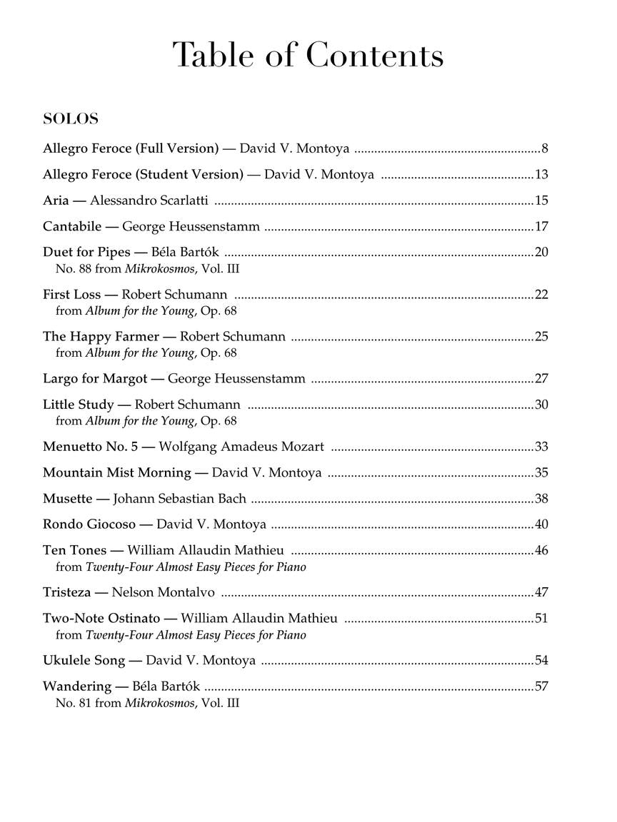 Solos and Duets for Classical Guitar