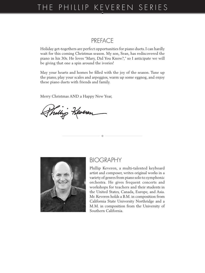 Popular Christmas Duets 8 Delightful Arrangements for Piano Duet