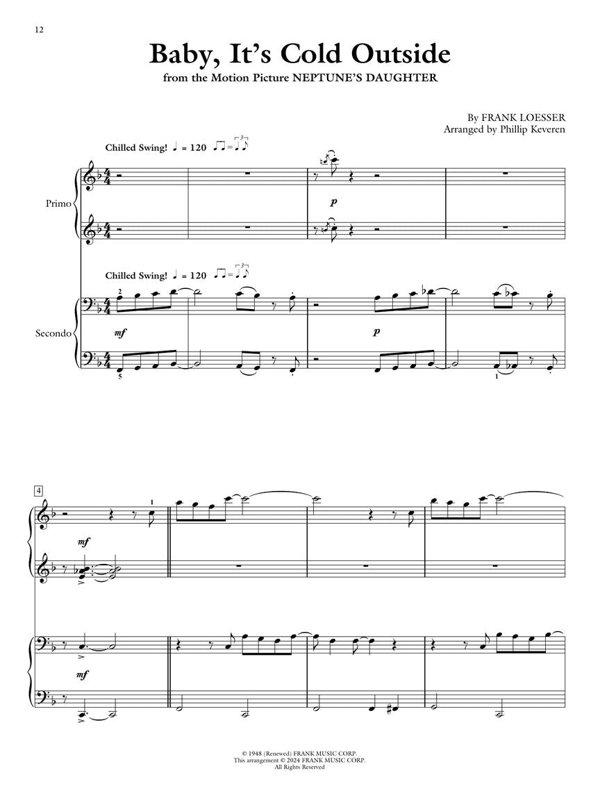 Popular Christmas Duets 8 Delightful Arrangements for Piano Duet