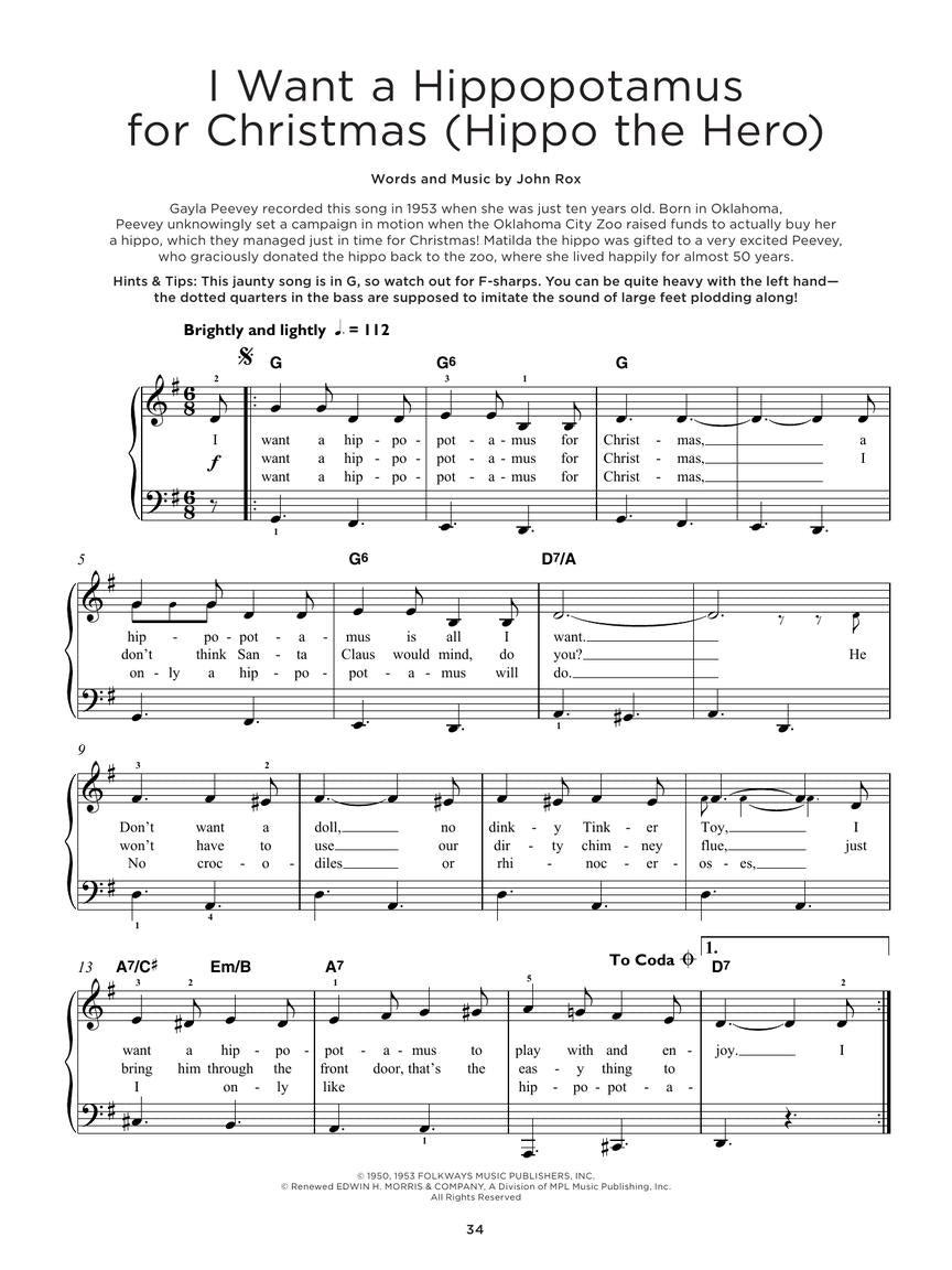 Christmas Hits – Really Easy Piano