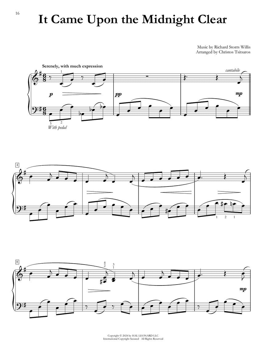 Simply Christmas 24 Short and Stylish Piano Arrangements of Favorite Carols