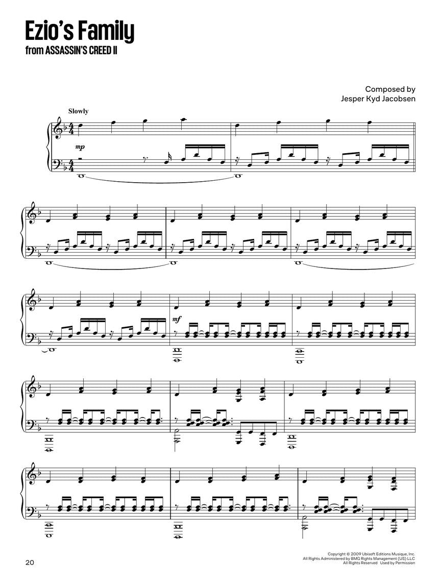 Popular Video Game Themes for Piano Solo