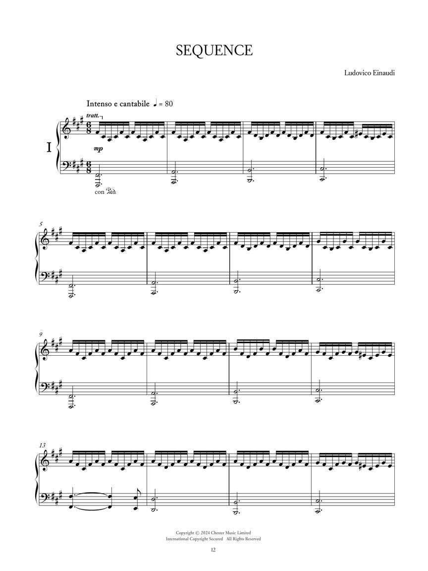 Einaudi: The Summer Portraits for Piano