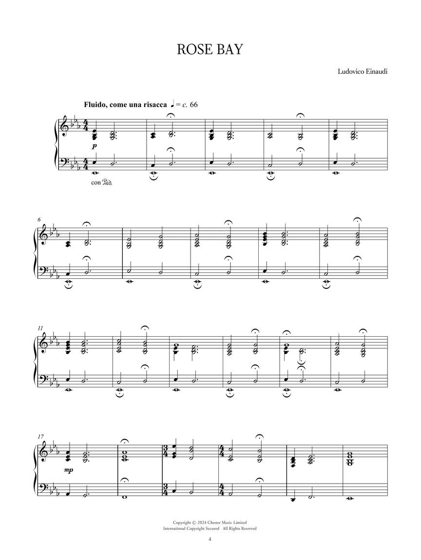 Einaudi: The Summer Portraits for Piano