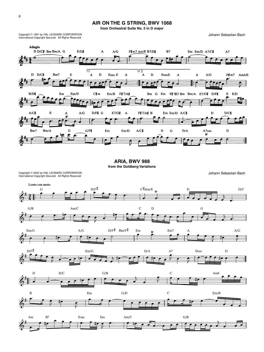 Bach, J.S. - Fake Book