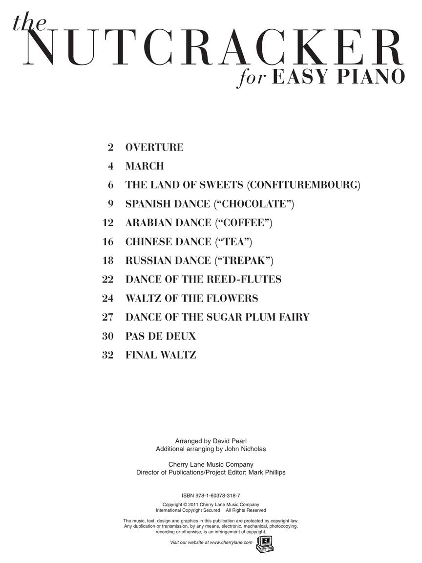 Tchaikovsky The Nutcracker for Easy Piano