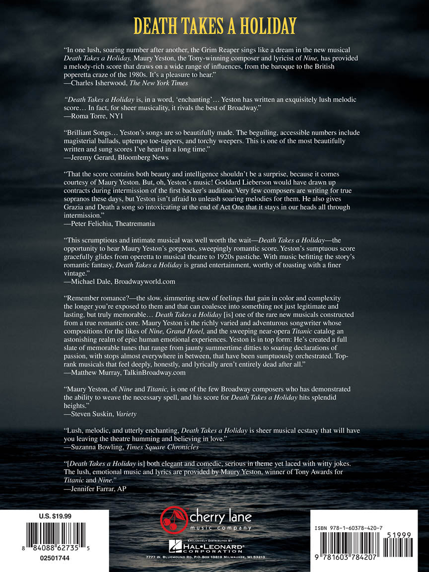 Death Takes a Holiday - Vocal Selections