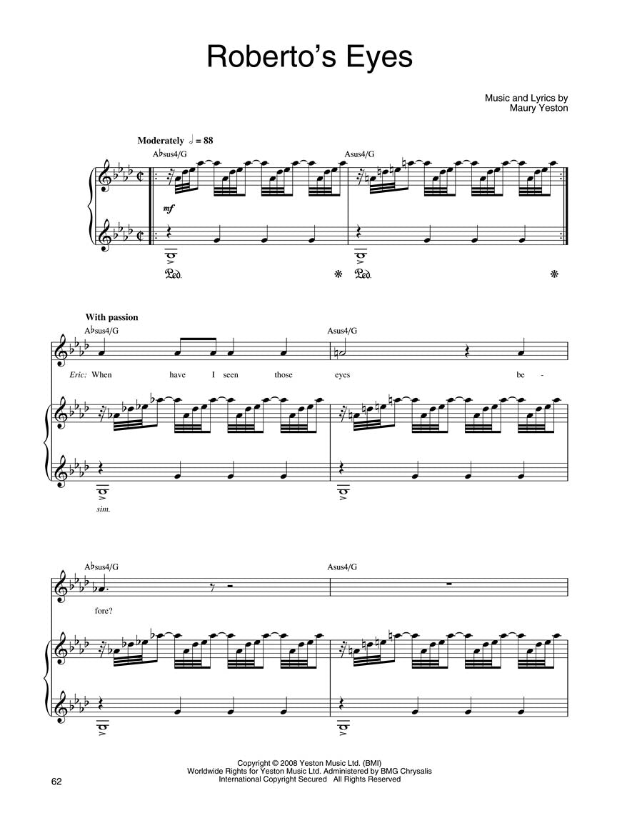 Death Takes a Holiday - Vocal Selections