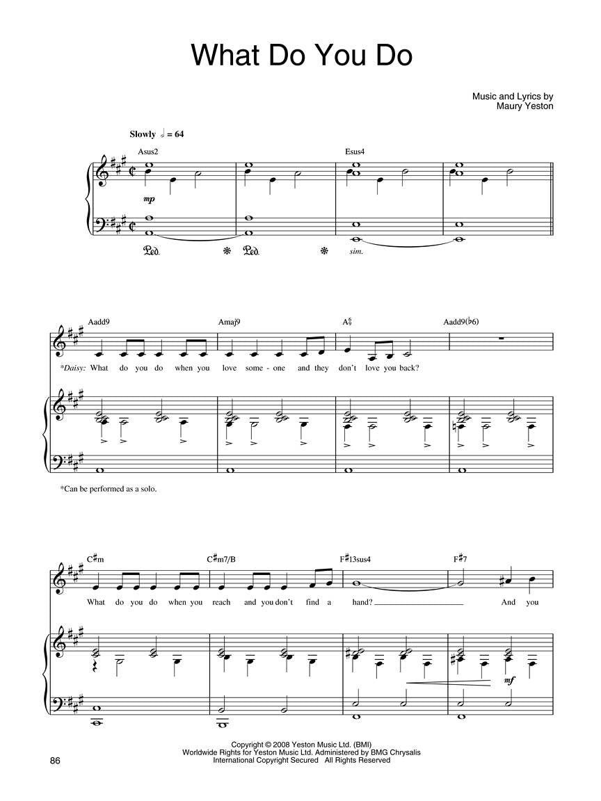 Death Takes a Holiday - Vocal Selections