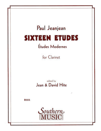 Jeanjean: 16 Etudes Clarinet