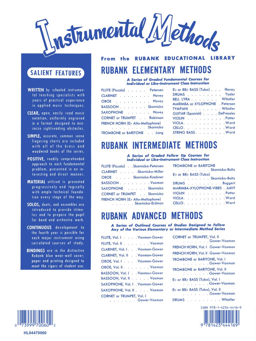 Rubank Elementary Method - Bassoon
