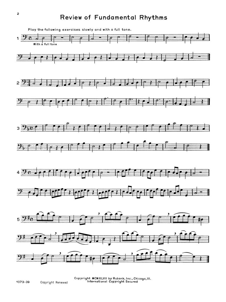 Rubank Intermediate Method - Bassoon