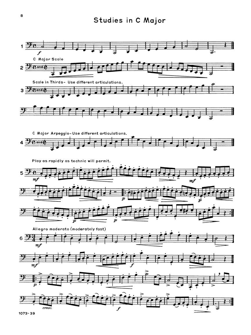 Rubank Intermediate Method - Bassoon