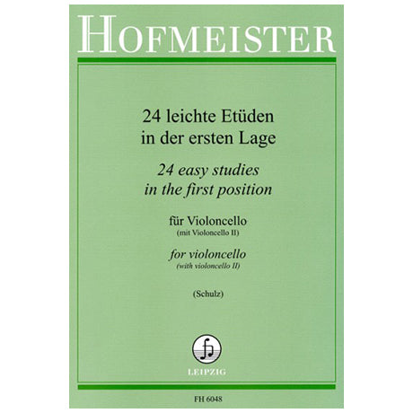 Schulz 24 Easy Studies in the First Position