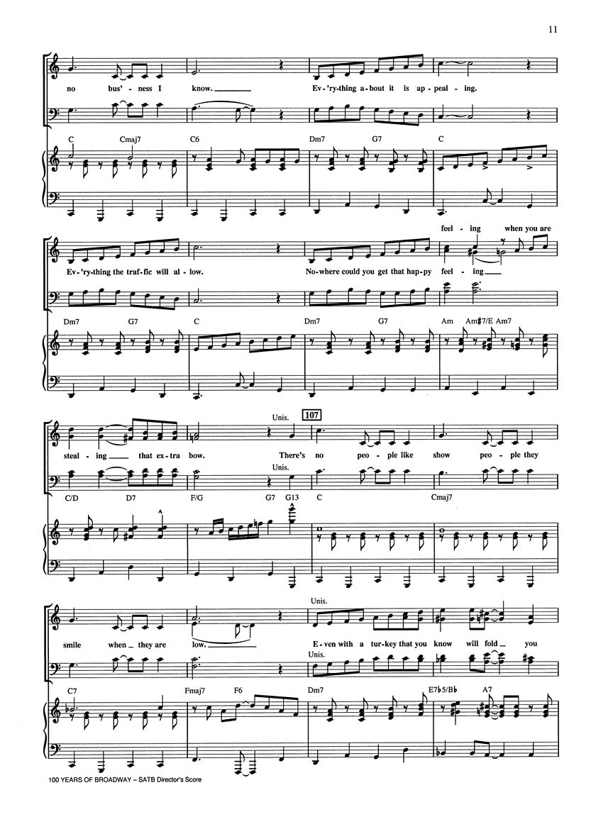 One Hundred Years of Broadway (Medley)