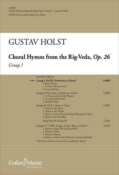 Holst: Choral Hymns from the Rig-Veda, Op. 26 (Group 1)