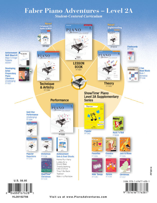 Faber Piano Adventures - Sightreading Book Level 2A