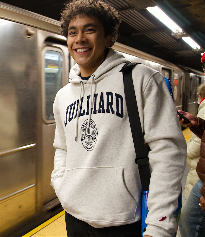Sweatshirt: Embroidered Hooded Juilliard 1991 Collection by L2