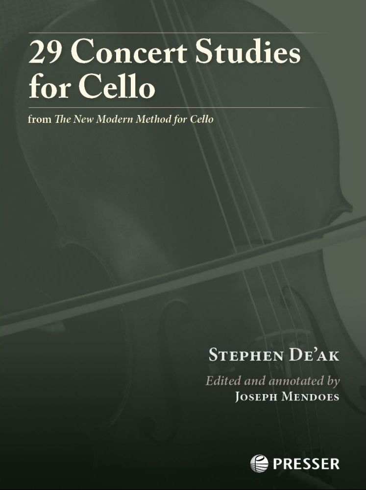 29 Concert Studies for Cello