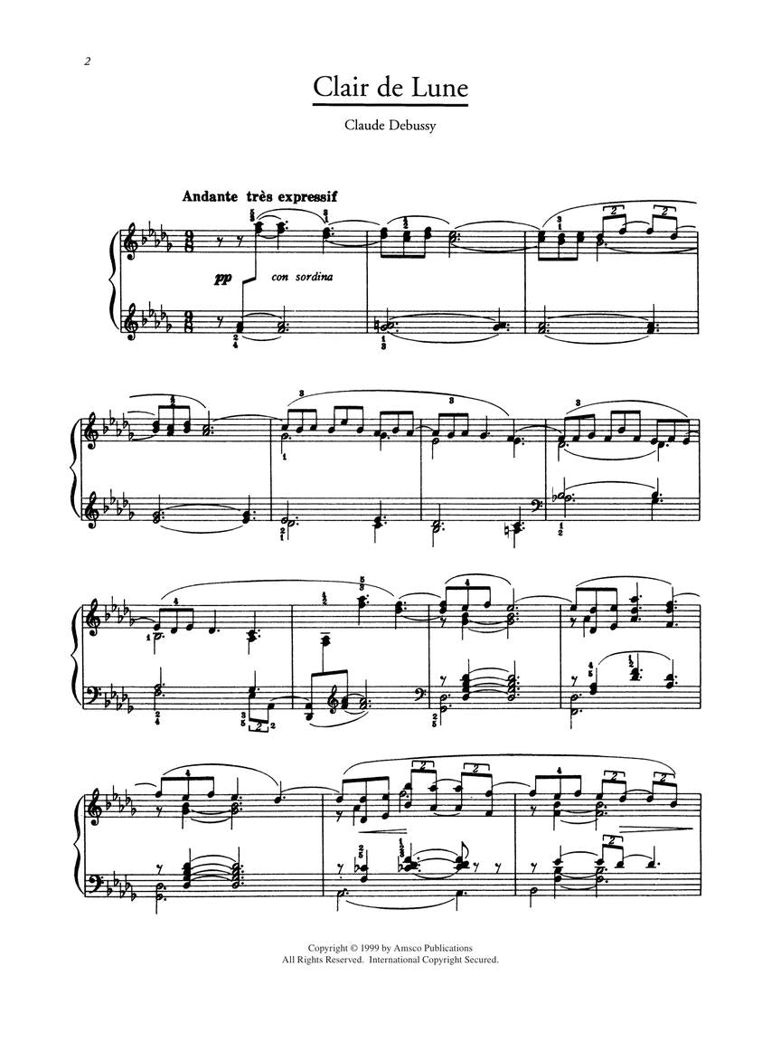 Debussy Clair De Lune - Concert Performer