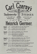 Czerny: Studies Book 1 (h. Germer)