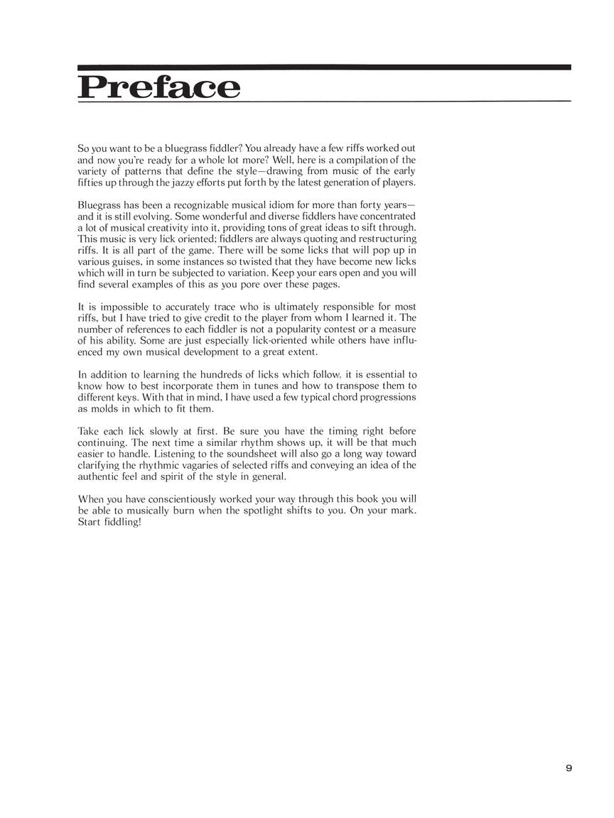 Hot Licks for Bluegrass Fiddle