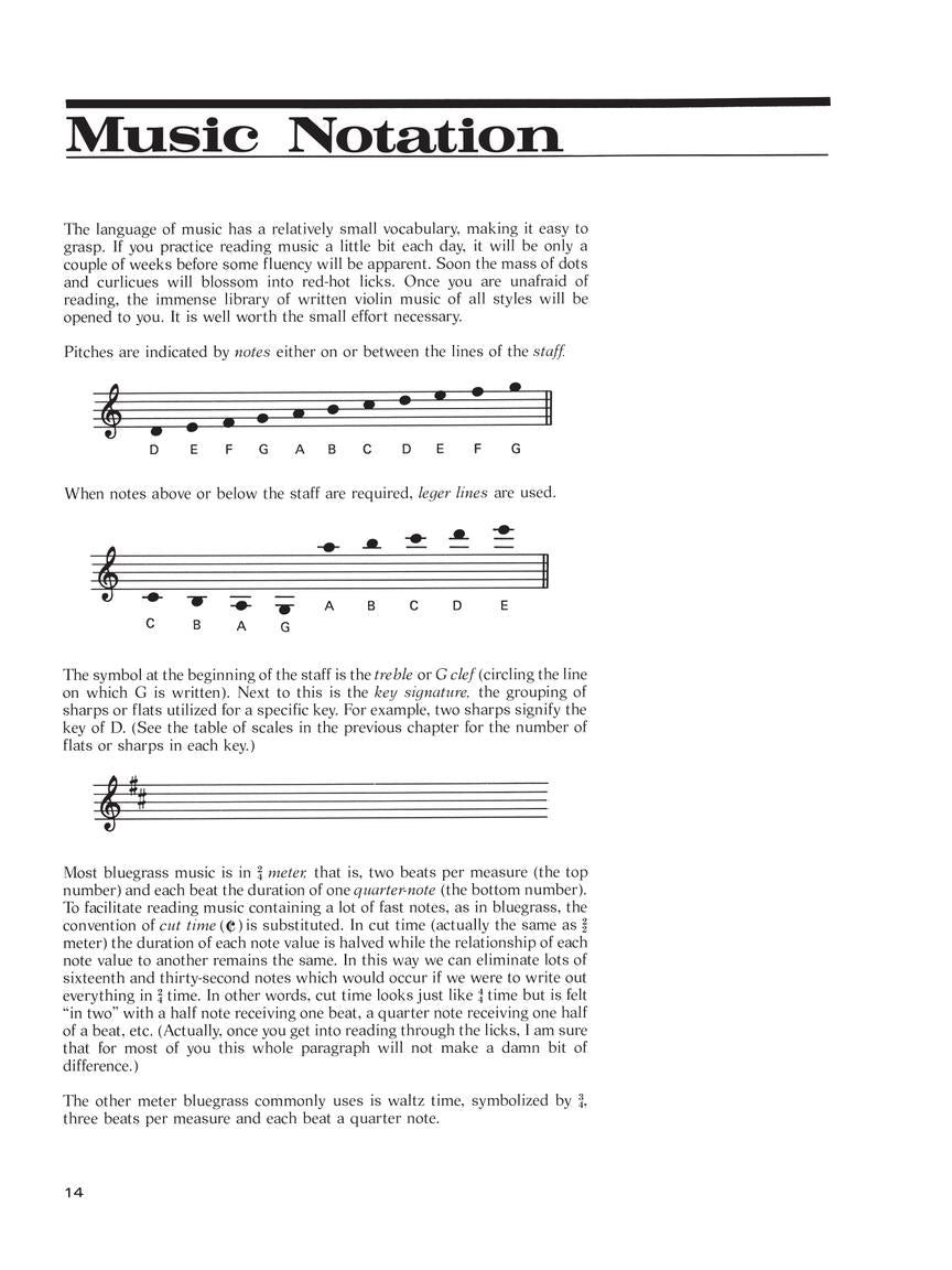 Hot Licks for Bluegrass Fiddle