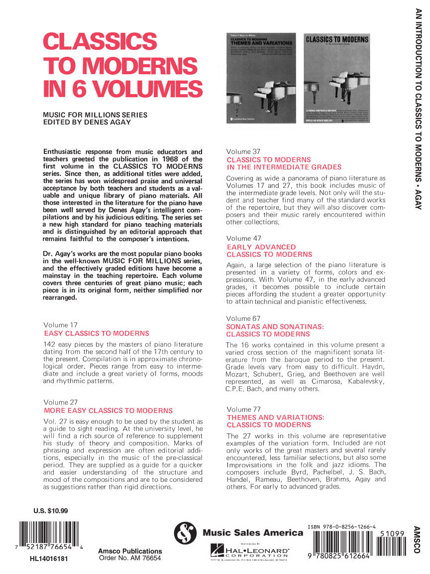 Introduction to Classics to Moderns