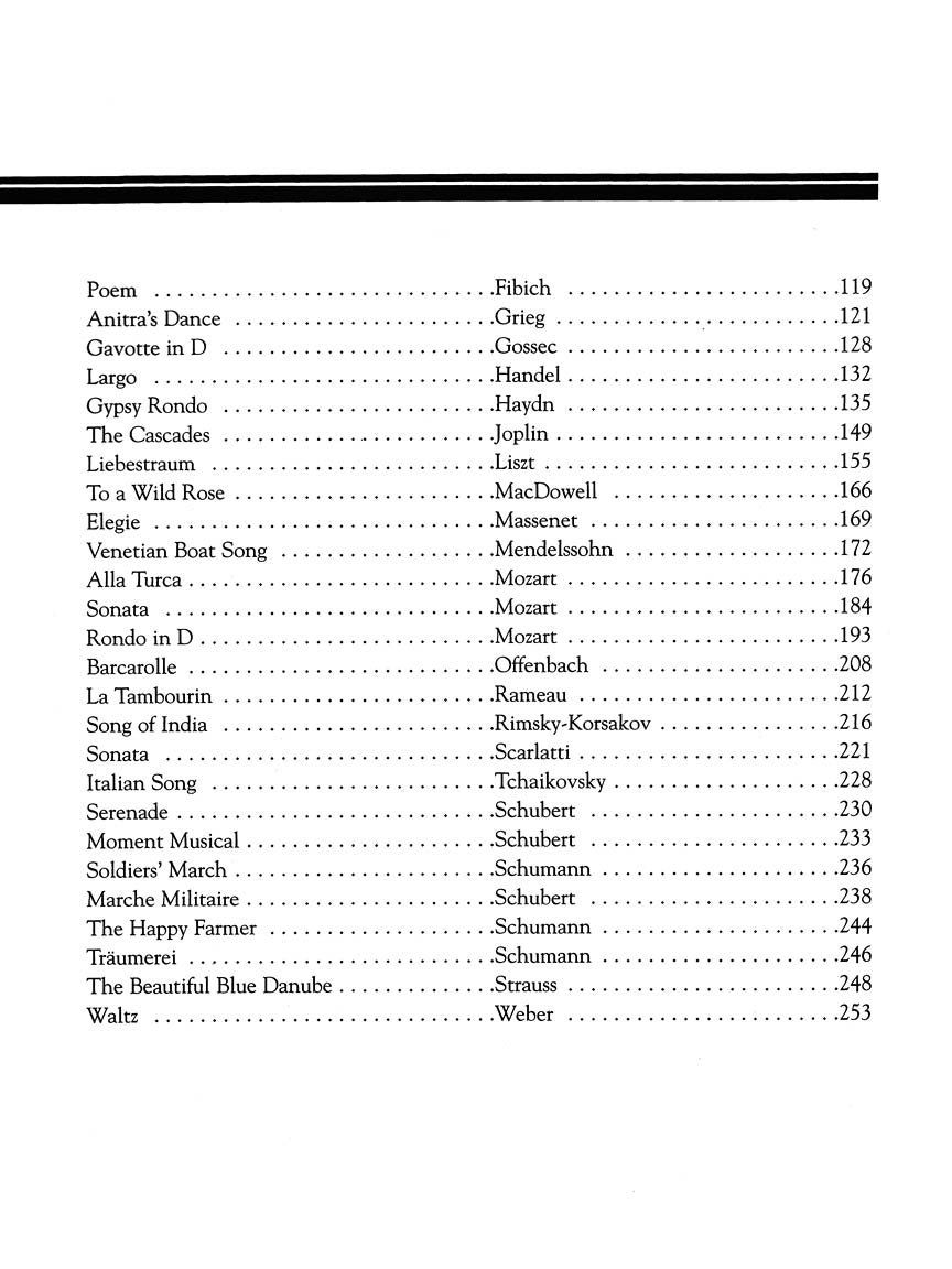 Library of Piano Classics - Large Print Edition