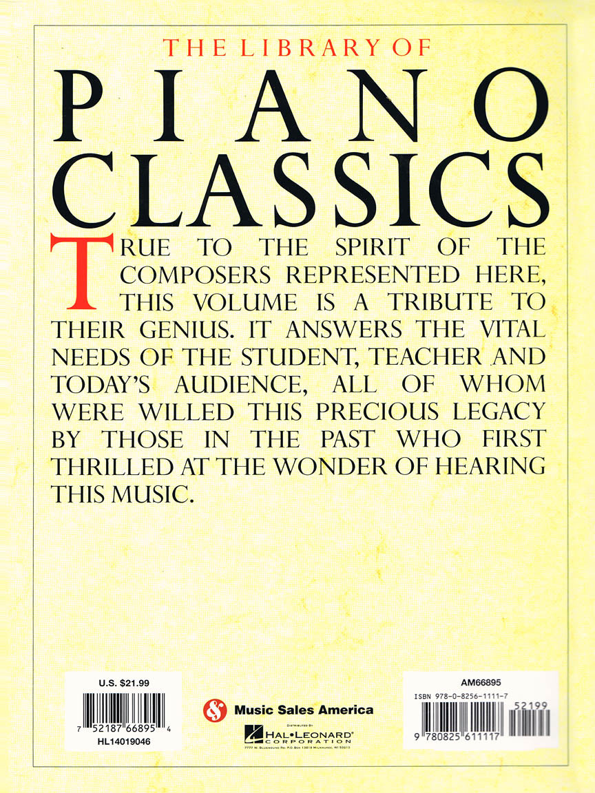 Library of Piano Classics