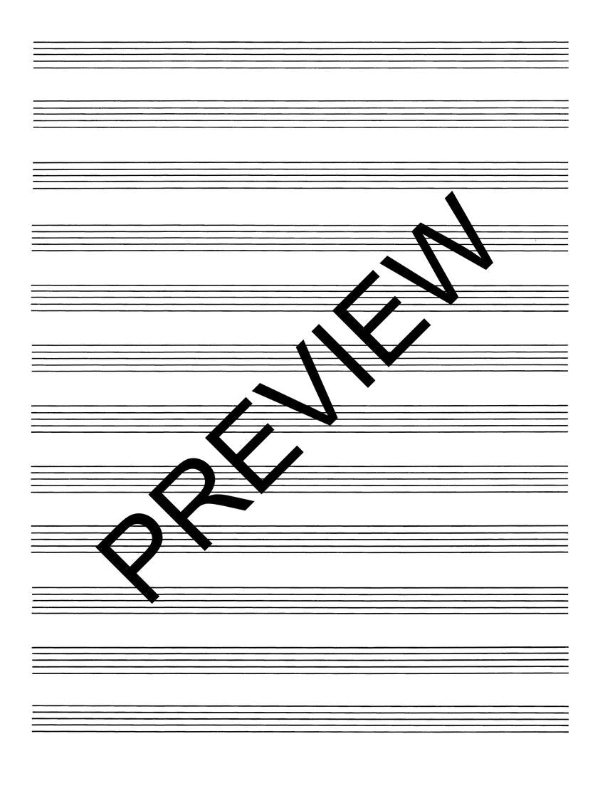 Passantino Spiral Book #65 12 Stave Both Sides 32 Pgs 9x12