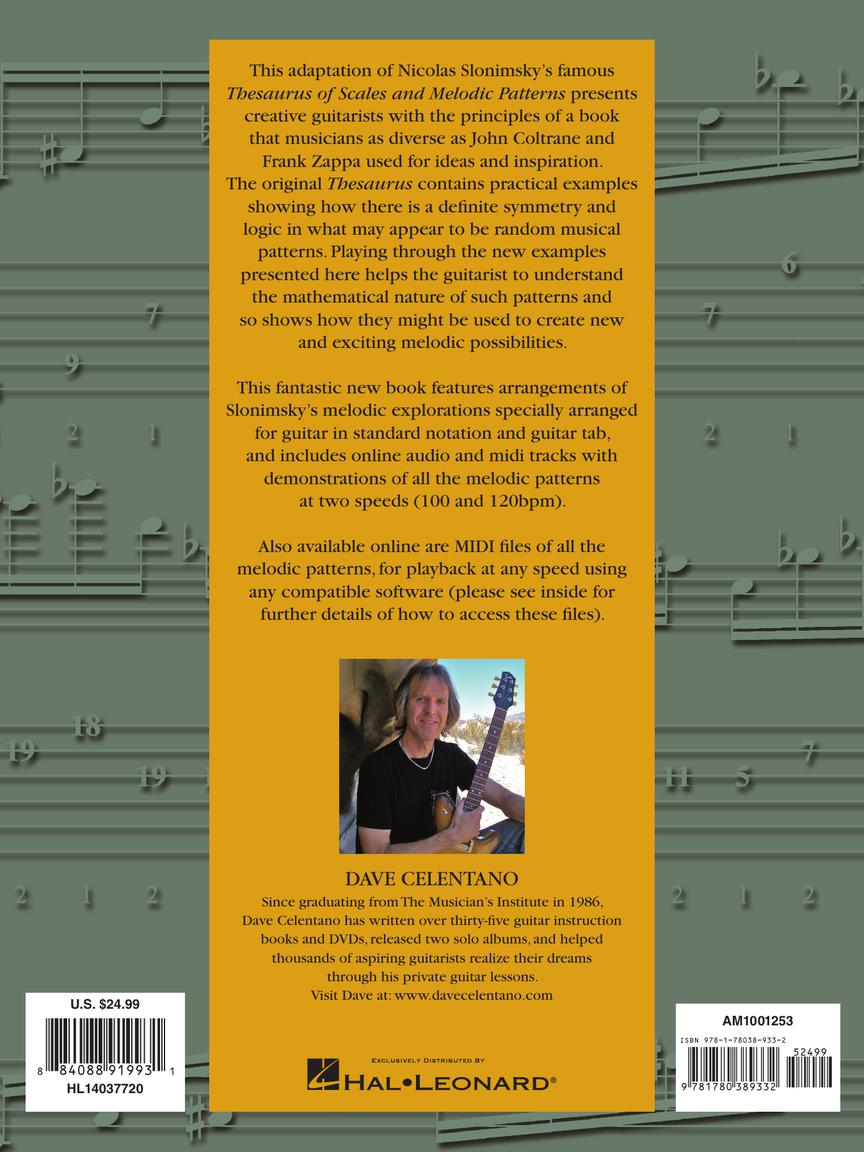 Thesaurus of Scales and Melodic Patterns for Guitar