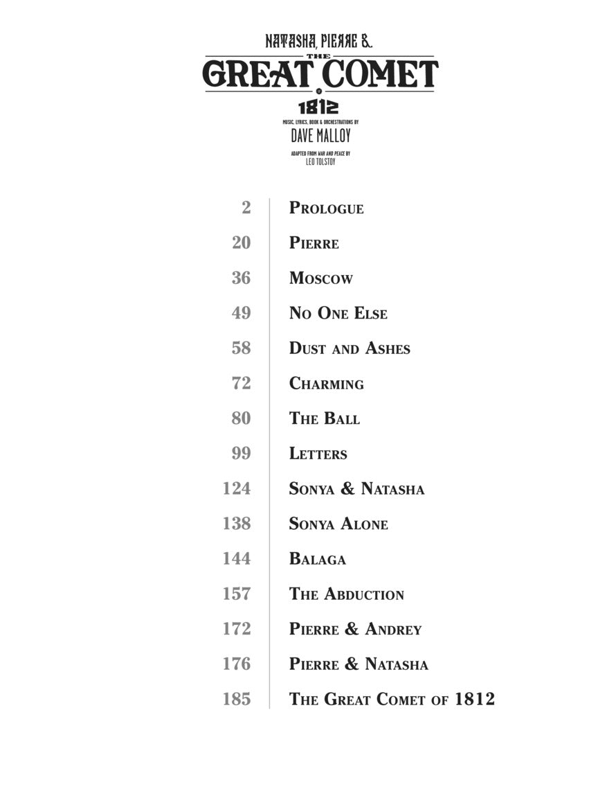 Natasha, Pierre and the Great Comet of 1812