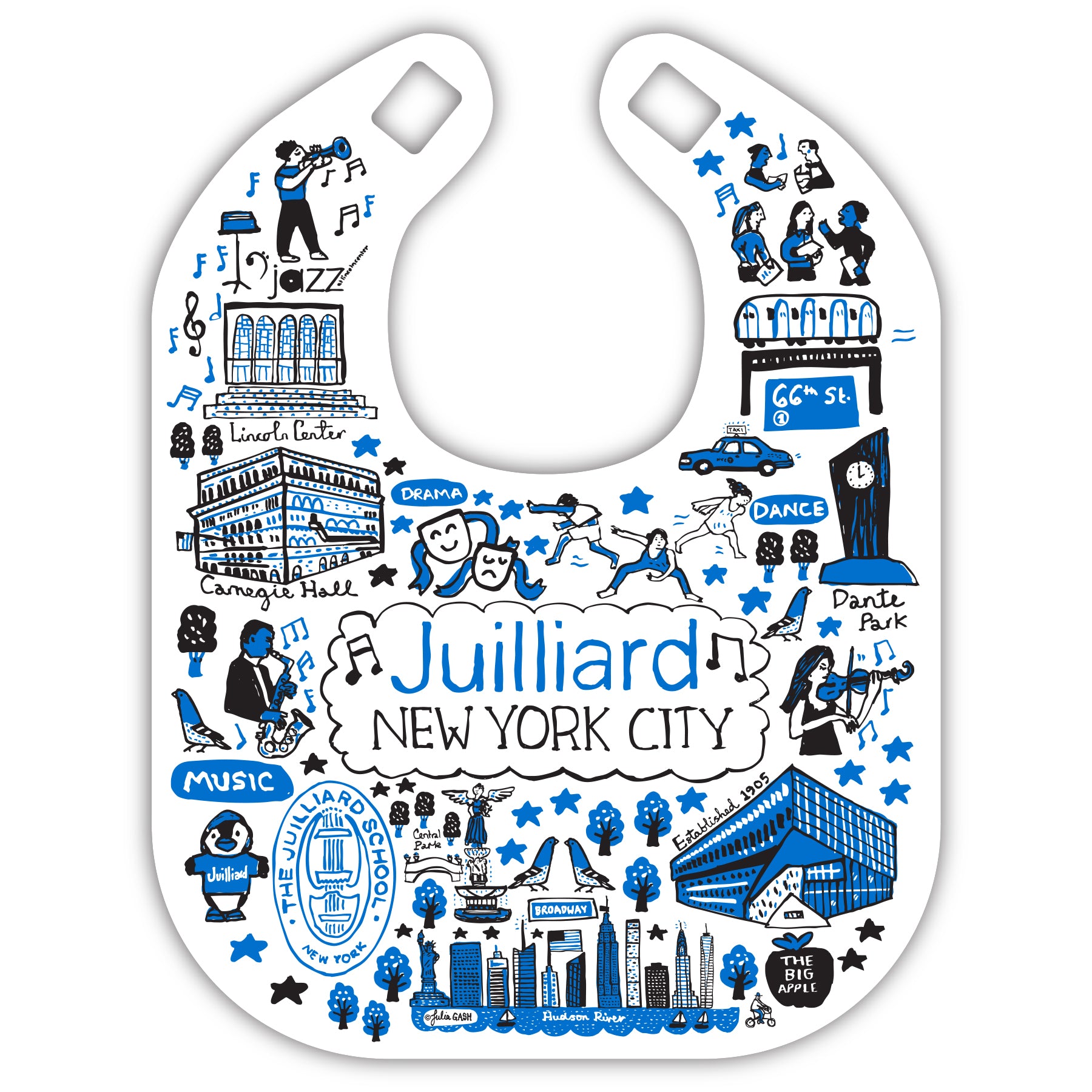 Baby Bib: Juilliard x Julia Gash