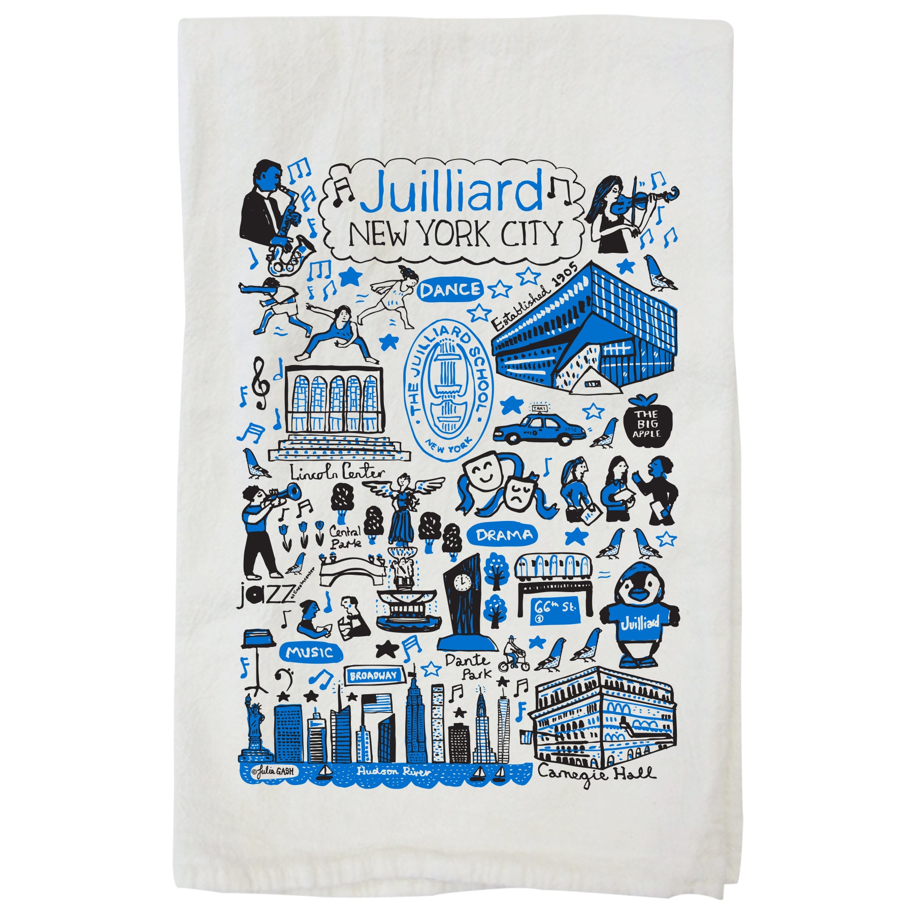 Tea Towel: Juilliard x Julia Gash