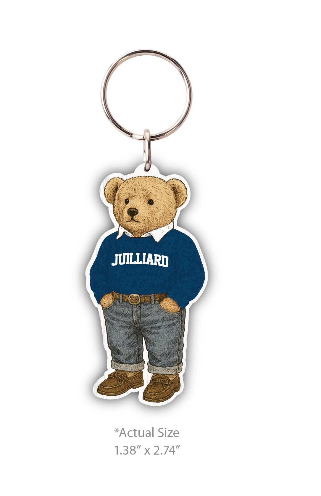 Keychain: Juilliard Teddy Bear