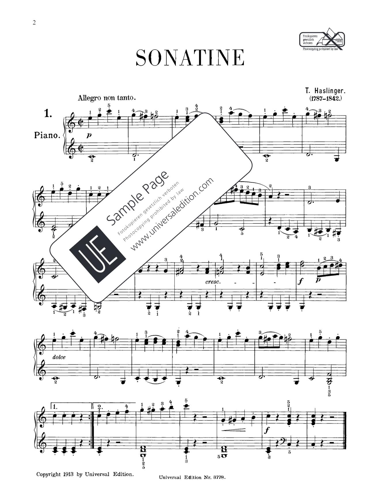 Sonatinas Preparatives for Piano