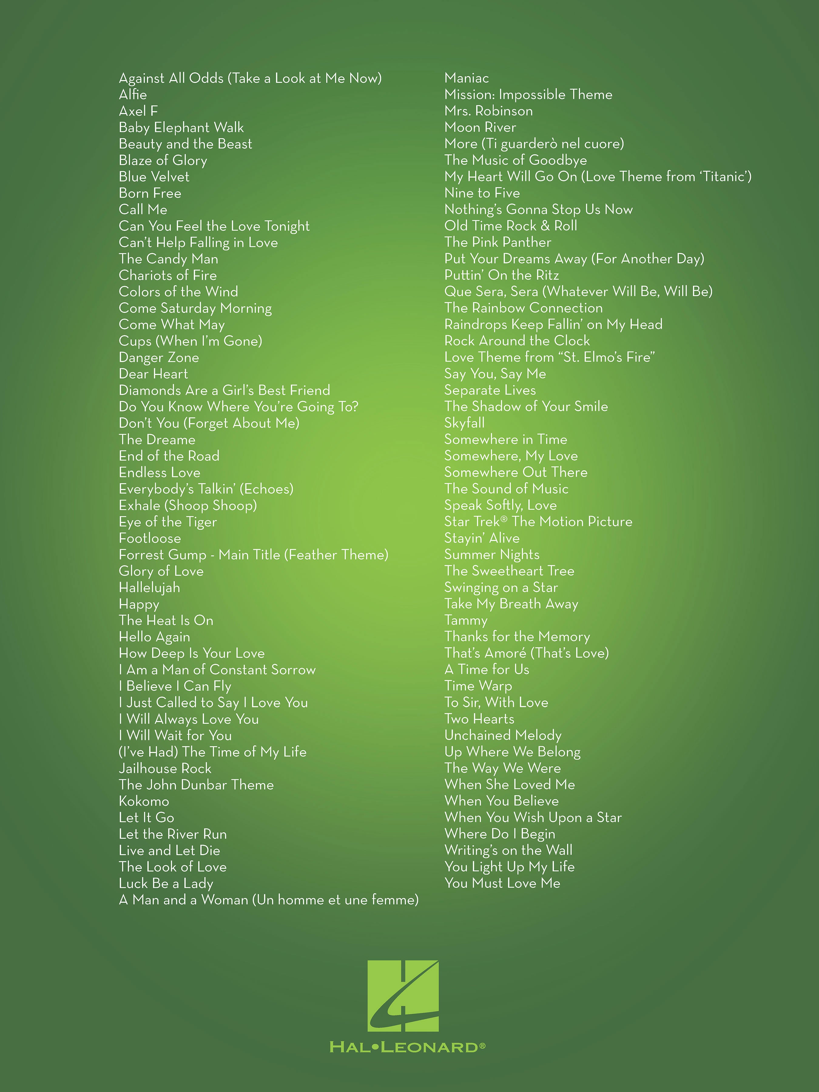 101 Movie Hits - Instrumental Solos