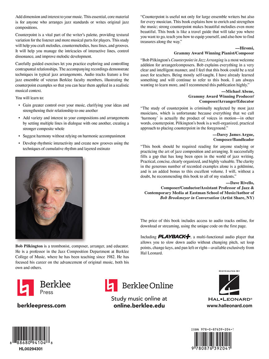 Counterpoint in Jazz Arranging