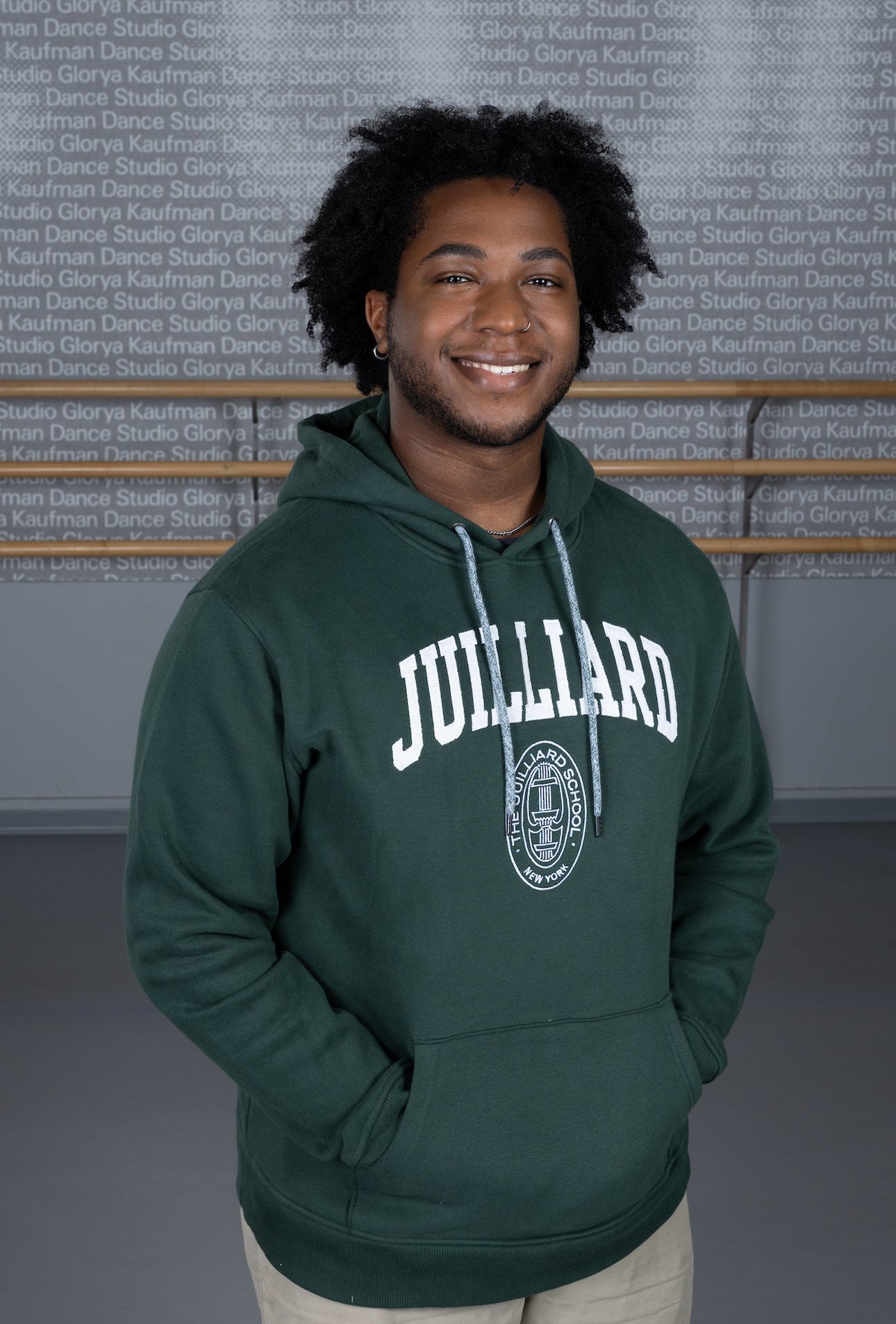 Sweatshirt: Embroidered Hooded Juilliard 1991 Collection by L2