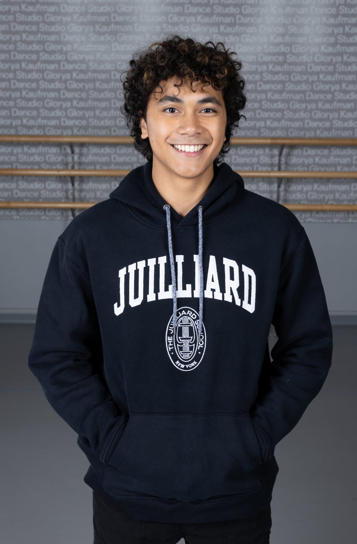 Sweatshirt: Embroidered Hooded Juilliard 1991 Collection by L2