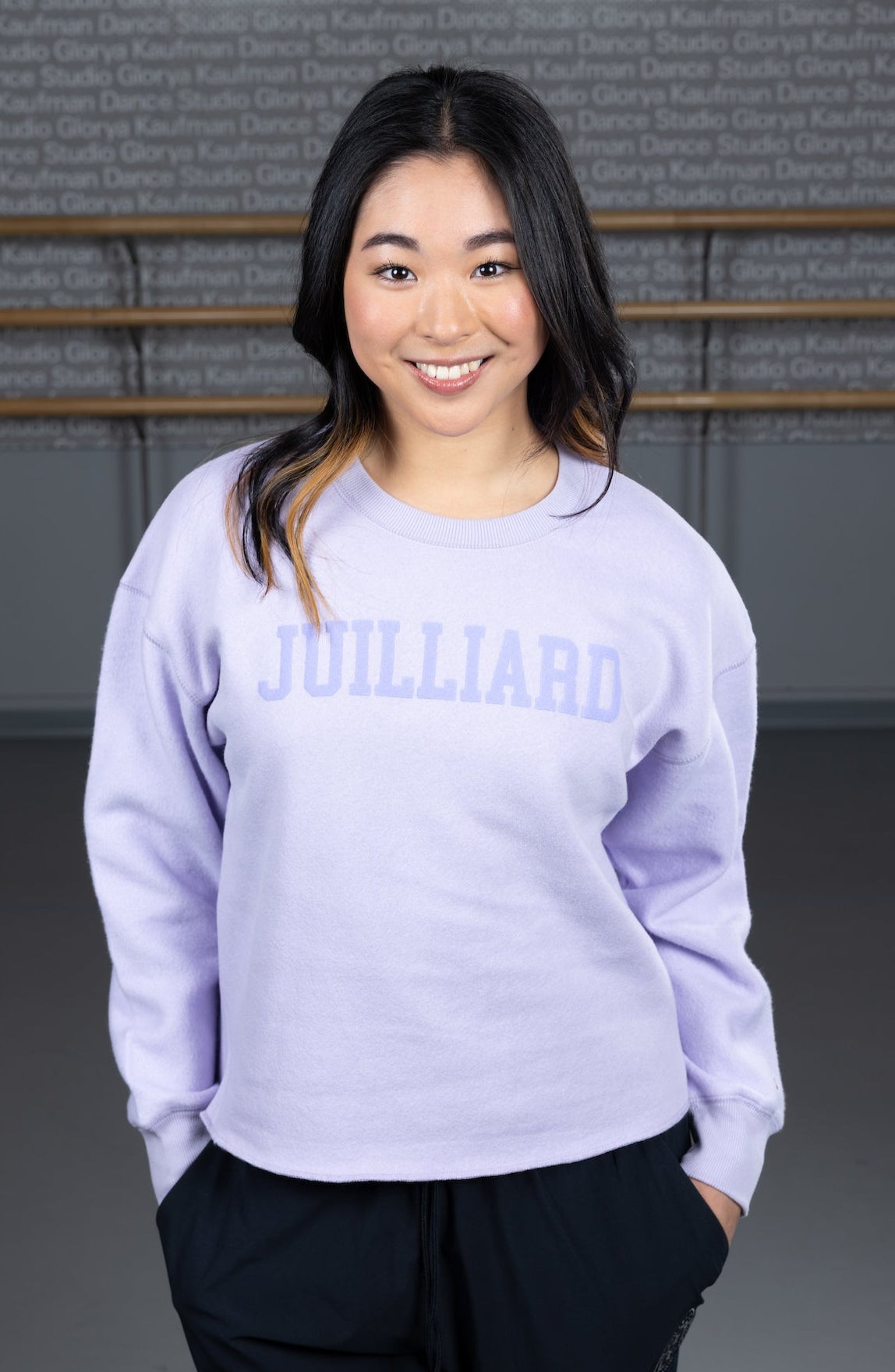 Clearance Sweatshirt: Juilliard Reverse Fleece Oversized Midi Embossed